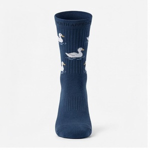 Chaussettes NORTH APPROACH à motif canard bleu, respirantes, tricotées pour adultes, décontractées, saison printemps - Product Image 1