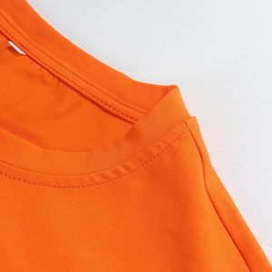 T-shirt court en coton pour femme, col rond, manches courtes, décontracté, personnalisable avec logo, style streetwear, vente en gros, fabricant - Product Image 4