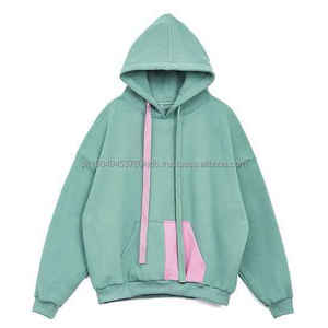 เสื้อมีฮู้ดผ้าฟลีซผ้าฝ้ายสำหรับผู้ชายไซส์ใหญ่พิเศษปักโลโก้ตามสั่ง - Product Image 3