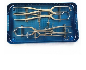 Ensemble d'instruments chirurgicaux orthopédiques de base, certifié ISO13485, classe II, plateau perforé en métal, certifié CE, usage hospitalier - Product Image 6