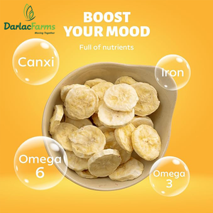 Top 100% Original plátano liofilizado de alta calidad en rodajas dulce listo para comer embalaje a granel EXP 24M Darlac Farms 2 años de vida útil - Product Image 2