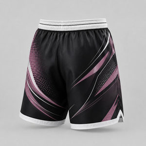 OEM Custom Women Athletic Shorts <b>Elastic</b> <b>Waist</b> Gym Running Workout Shorts Breathable Polyester Mesh - Product Image 5