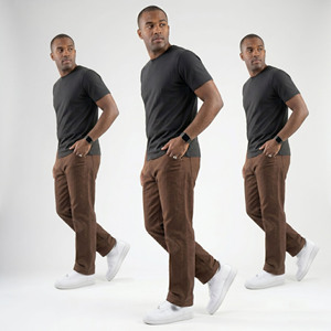 Pantalon de jogging molletonné pour homme, coupe droite, épais, taille haute élastique, style oversize ample, style streetwear - Product Image 6