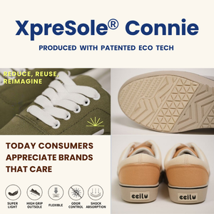 Cruelty Free Vegan Canvas Flat Sole Comfortable Anti-Slip Closed Toe Retro Style Shoes Spring Autumn Winter XpreSole Connie - Product Image 3