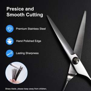 Tijeras de Corte de Pelo OBEXA BR-00732 de 6.5 Pulgadas, Acero Inoxidable 4Cr13, Tijeras de Peluquería Profesionales para Hombres y Mujeres - Product Image 4