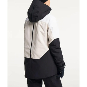 Custom <b>Women</b>’s 2-Piece <b>Ski</b> Snowboard Suit <b>White</b> Hooded <b>Jacket</b> and Black Snow Pants - Product Image 4