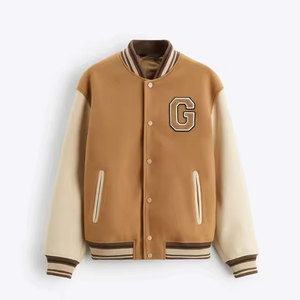 Veste de style Letterman de haute qualité, effet coton, design moderne, pour usage décontracté - Product Image 1