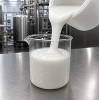 RF-9613 Adhésif en caoutchouc SBR auto-réticulant à base d'émulsion aqueuse pour revêtement liquide de gazon artificiel pour usine de gazon synthétique