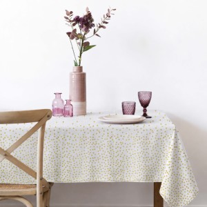 Mantel navideño de algodón 100% de primera calidad con estampado navideño para decoración navideña, forma rectangular, tamaño y diseños personalizados. - Product Image 1