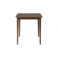 Table à manger rectangulaire moderne minimaliste en bois, base en bois de caoutchouc durable, 4 places, mobilier de maison Nuhoom