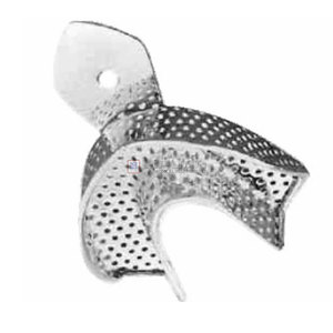 Plateau d'empreinte dentaire de qualité supérieure avec bordure L2 Perf. (Inférieur) Taille L Acier inoxydable Réutilisable Autoclavable Orthodontique - Product Image 4