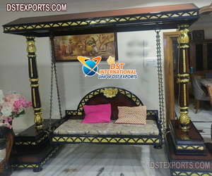 Jhoola ไม้สักที่สวยงามผู้ผลิตไม้สักแกะสลักมือซัพพลายเออร์ jhoola ไม้สักแกะสลักแกว่งตกแต่งออสเตรเลีย - Product Image 4