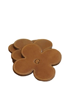 Recién llegado, juego de 6 PU posavasos de cuero, alfombrillas impermeables antideslizantes duraderas para bebidas, perfectas para el hogar, la Oficina y los regalos - Product Image 1
