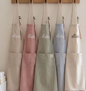 Luxury Premium <b>Kitchen</b> <b>Apron</b> for Modern Homes Adjustable Cross Strap Chef <b>Apron</b> with Pockets At Low Price - Product Image 3