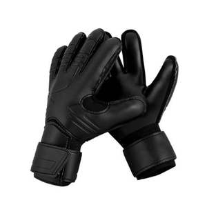 Professional Latex Outdoor Goalkeeper Gloves with Full <b>Finger</b> Protection Waterproof Adjustable Wrist <b>Strap</b> for Football Training - Product Image 1