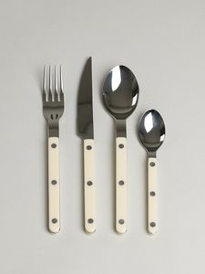 Juego de Cubiertos Modernos de Acero Inoxidable, 5 Piezas, Acabado Espejo, Cubertería Duradera de Calidad - Product Image 2