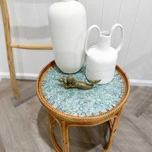 Modern Luxury Lightweight Eco-friendly Rattan Boho <b>Nesting</b> Coffee <b>Table</b> Set for Home and Hotel Interior Decoration - Product Image 4