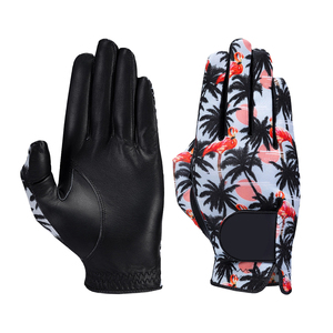 Hot-Selling Comfortable And Non-Slip Leather Moisture Wicking <b>Golf</b> Gloves Left/Right Hand Wear-Resistant Outdoor Practice - Product Image 1