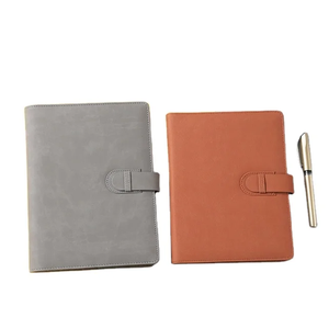 Carnet de notes de bureau multifonctionnel personnalisé de 200 pages en cuir écologique et rechargeable - Product Image 3