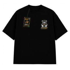 Camiseta de Manga Corta Oversize para Hombre Legacy 1009 Manufacturing, Diseño Floral en la Espalda, Estilo Urbano, Algodón Jersey, Cuello Redondo - Product Image 4