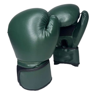 Guantes de Boxeo de PU con Logotipo Personalizado, Correa de Muñeca Ajustable con Cierre de Velcro para Adultos, Entrenamiento y Sparring - Product Image 1