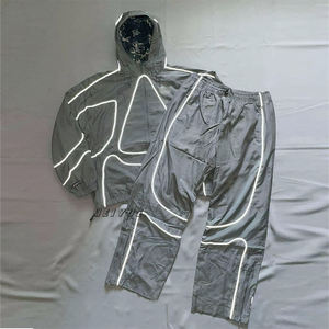 Ropa Técnica para Exteriores, Ligera, Unisex, Tejido Premium, Resistente al Viento, con Franjas Reflectantes, Forro de Malla, Cremallera y Capucha - Product Image 3