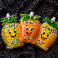 Hoge barrière spuitzak voor voedselconcentraat, staande vloeibare zak, gelamineerde navulverpakking voor fruitpulp puree