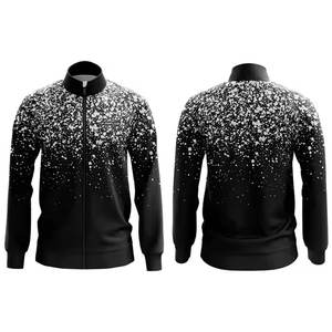 Veste polaire multi-poches pour hommes, en toile, col montant, logo personnalisable, haute qualité, imperméable et coupe-vent - Product Image 3