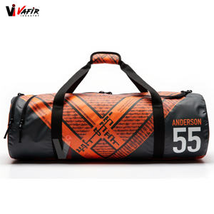 Bolsa Deportiva de Viaje Personalizada con Logotipo, Bolsa de Gimnasio con Compartimento para Zapatos, Bolsa de Nailon y Poliéster Resistente - Product Image 1