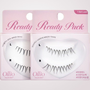 ขนตาปลอมแบบขายส่ง Ollio Korean Pearl Scara Eyelashes 21 แบบ พร้อมแหนบ แพ็คพร้อมใช้ Idol Mix Refill - Product Image 1