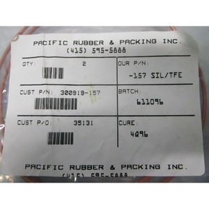 14 Pacific Rubber & Packaging Inc -157 SIL/TFE - Equipo y Piezas de Semiconductores de Confianza con Legado Global - Product Image 1