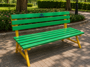 Bancs d'extérieur professionnels 2026 sur mesure, durables, avec chauffage intégré, pour jardins et parcs, structure en fonte, 16 couleurs - Product Image 3