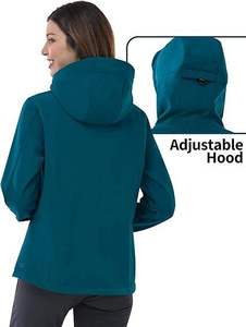 Chaqueta Softshell Impermeable Personalizada para Mujer, Cortavientos, Forro Polar, Capucha, Impermeable, para Senderismo, Camping, Táctica - Product Image 6