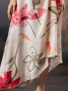 Vestido Midi sin Mangas Hecho a Mano para Mujer, Vestido Maxi Midi Ligero y Cómodo para el Verano, Picnic, Fiesta, Playa, Salidas Diarias, Casual - Product Image 2