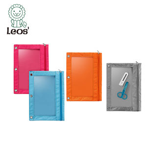 Ring Binder Accessories 3 <b>Hole</b> <b>Punched</b> Binder Pockets with Clear PVC Front Window - Product Image 2