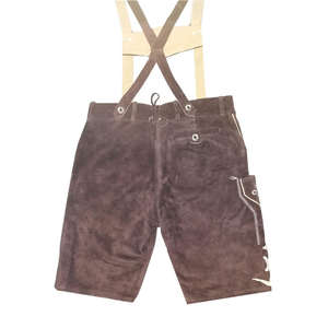 Lederhosen bavaroises pour hommes et femmes, style Octoberfest, avec broderies décoratives, inspirées des tenues autrichiennes, allemandes et américaines. - Product Image 6