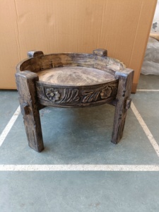 Pouf rond en corde de jute noir et blanc, tricoté à la main, deux couleurs, avec rembourrage, multifonctionnel, ottoman personnalisé - Product Image 5