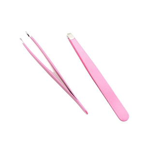 Pinzas para Cejas de Acero Inoxidable de Alta Calidad Personalizadas al por Mayor, Pinzas para Cejas Puntiagudas y Inclinadas Reutilizables y Cómodas - Product Image 5
