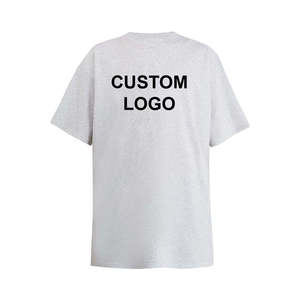 Camiseta Extra Grande para Hombre, 100% Algodón, con Logotipo Personalizado, Impresión por Sublimación, Ecológica, Transpirable, Manga Corta, Ropa Casual de Verano, OEM - Product Image 2