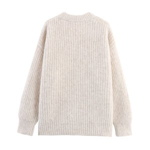 Pull en maille acrylique à col rond pour homme, motif squelette d'Halloween, coupe oversize, décontracté, pour l'automne - Product Image 6