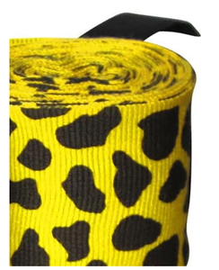Bandes de poignet réglables en PVC jaune solide, largeur 2 pouces, longueur 10 m, élastiques, respirantes, auto-adhésives, unisexes, pour la musculation - Product Image 4