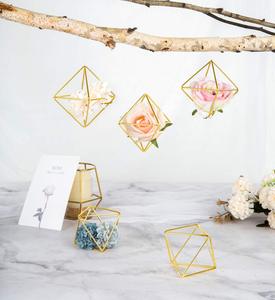 Support moderne en métal doré 3D pour plantes et fleurs, idéal pour la décoration de table et suspendue à la maison - Vente en gros 2026 - Product Image 5
