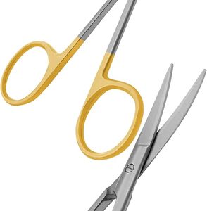 กรรไกรตัดกระจกตาแบบมืออาชีพ ใบมีดตรงคมกริบ เครื่องมือผ่าตัดสำหรับจักษุวิทยาและทันตกรรม เครื่องมือตัดที่มีความแม่นยำสูง ได้รับการรับรองมาตรฐาน ISO - Product Image 6