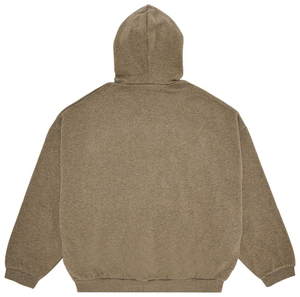 Olive Green <b>Oversized</b> Hooded Sweatshirt <b>Men</b> Casual <b>Fleece</b> Knitted Pullover Autumn Regular Fit Solid Color <b>Hoodie</b> - Product Image 6