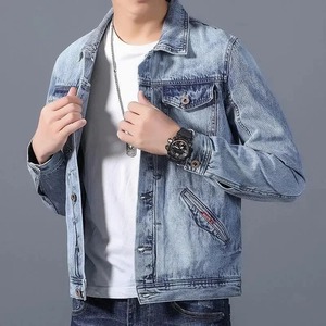 Classic <b>Denim</b> <b>Jacket</b> for Men Custom Design Casual Fashion <b>Lightweight</b> Jean Outerwear 2025 Collection - Product Image 2
