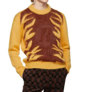 Suéter de Mohair Tejido de Invierno de Diseño Popular, Logotipo Personalizado, Tacto Suave y Ligero, Suministro OEM con Colores y Tallas Personalizadas - Product Image 4