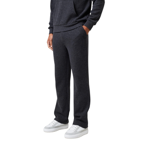 Ensemble de survêtement à capuche pour homme avec pantalon large, coupe décontractée, ourlet ouvert, style streetwear décontracté, vente en gros, ensembles de vêtements deux pièces personnalisés OEM - Product Image 4