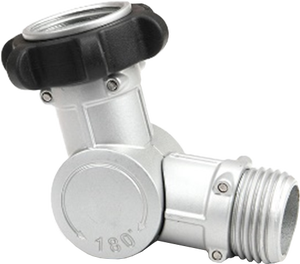 <b>Garden</b> <b>Water</b> <b>Connector</b> Dual 180 & 360 Degree Rotation Swivel Hose <b>Connector</b> Heavy-duty Metal Zinc Divisor Para Manguera De Abs - Product Image 3
