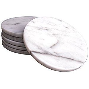 Custom Logo <b>Marble</b> <b>Coasters</b> for Corporate Gifts Luxury <b>Marble</b> <b>Coaster</b> Set Bulk Wholesale Supplier - Product Image 3