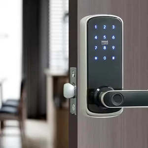 Cerradura inteligente con huella dactilar, cerradura de puerta, cerradura inteligente NFC completamente automática - Product Image 4